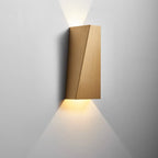 2 Lights Geometric Simple Wall Light Fixture Metal Shade