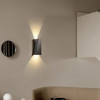2 Lights Geometric Simple Wall Light Fixture Metal Shade