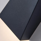 2 Lights Geometric Simple Wall Light Fixture Metal Shade