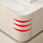 Modern Bedside Table with Sintered Stone Top