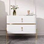 Modern Bedside Table with Sintered Stone Top