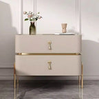 Modern Bedside Table with Sintered Stone Top