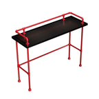Old School Coal Hardwood Pub Table with Foot Support