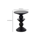 Colorful Round Fiberglass Stacked Accent Table