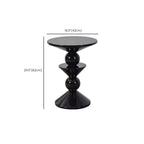 Colorful Round Fiberglass Stacked Accent Table
