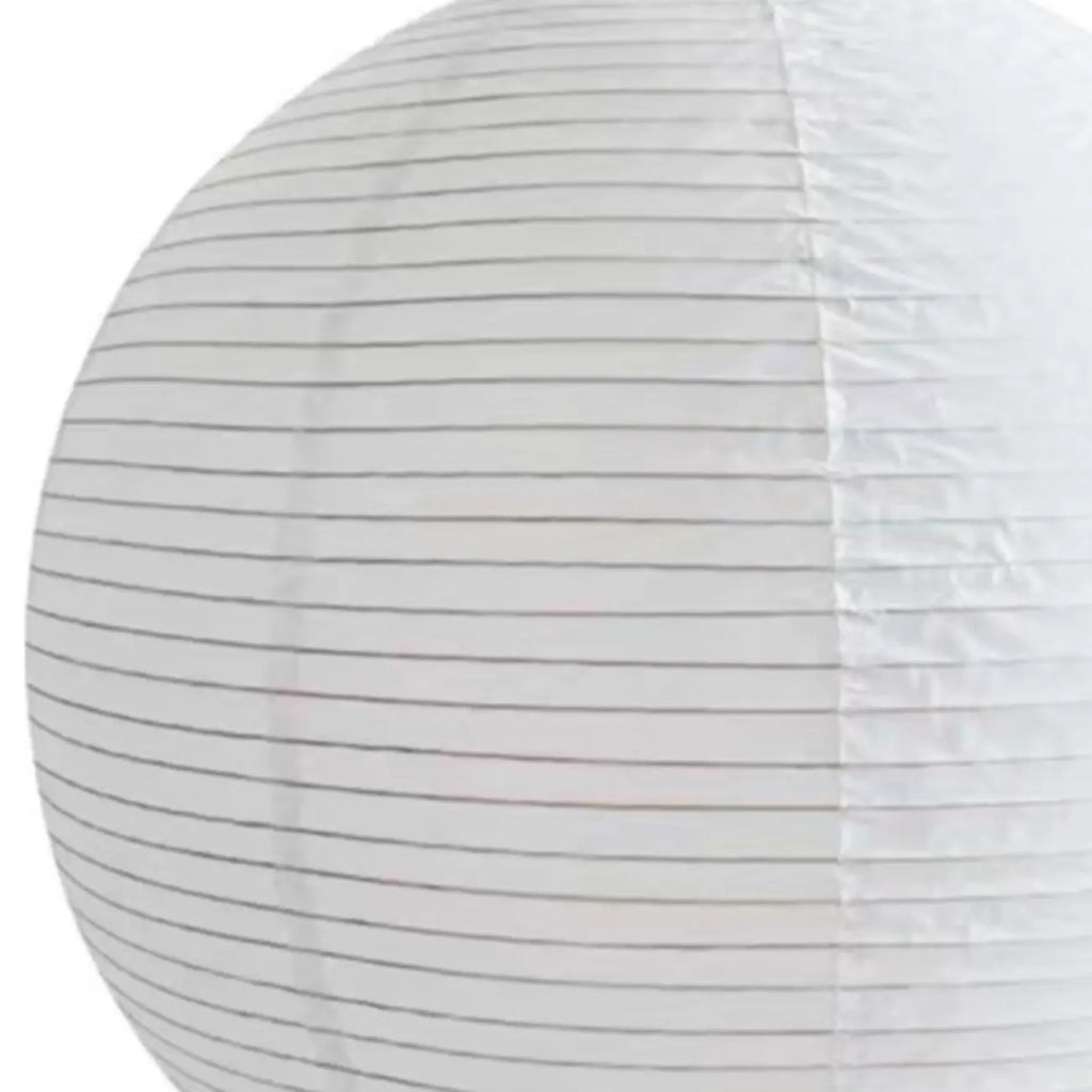 Modern White Globe Paper Adjustable Pendant Light for Dining