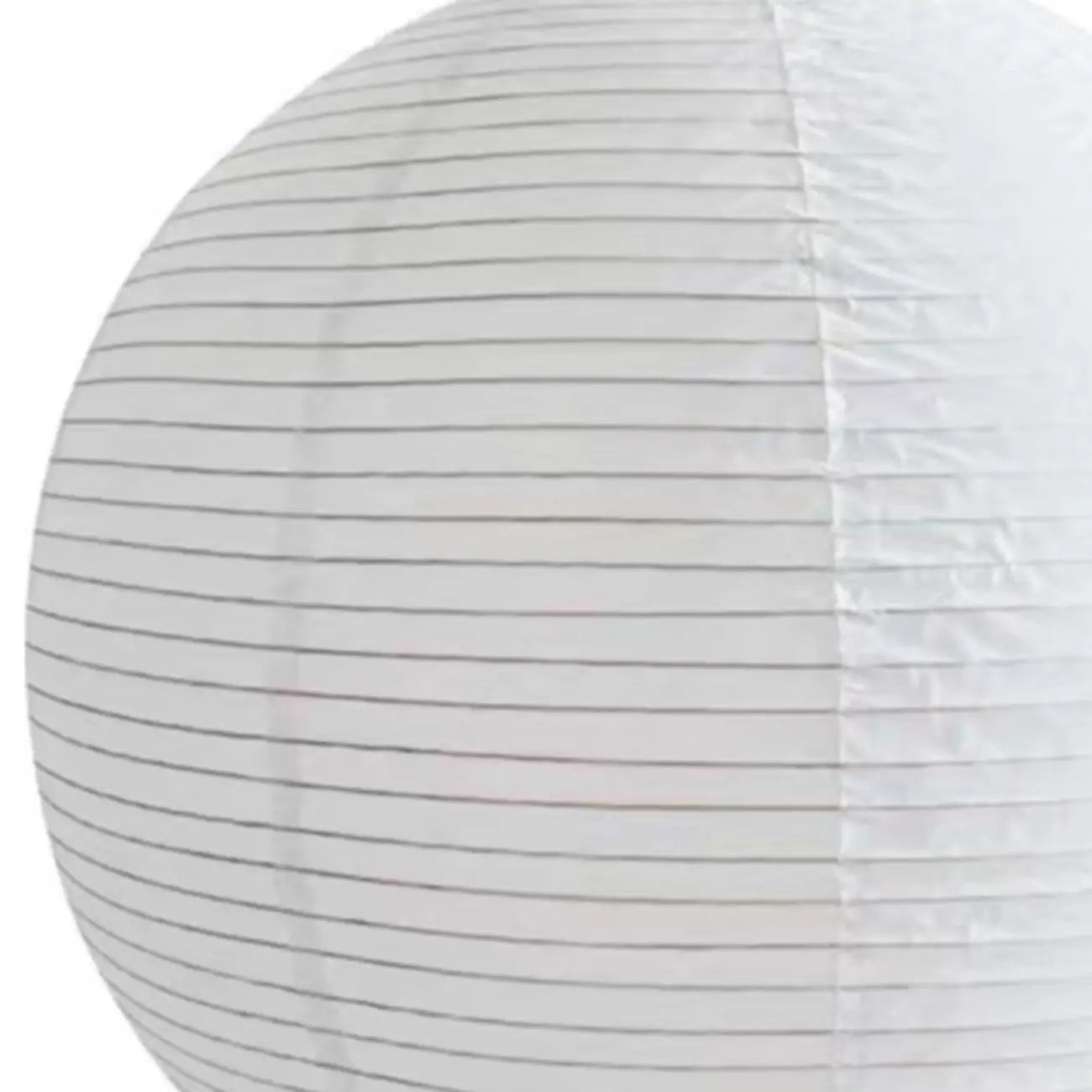 Modern White Globe Paper Adjustable Pendant Light for Dining