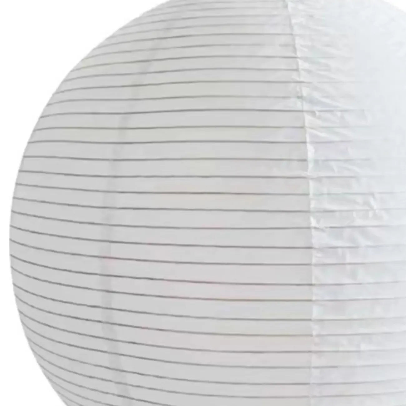 Modern White Globe Paper Adjustable Pendant Light for Dining
