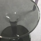 Minimalist Acrylic Tawny Round End Table