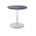 Minimalist Acrylic Tawny Round End Table