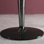 Minimalist Acrylic Tawny Round End Table