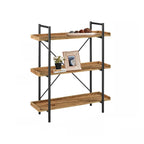 5-Tier Open Back Metal Frame Rectangular Bookcase