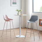 Modern Minimalist Metal Sleek Design Bar Stool