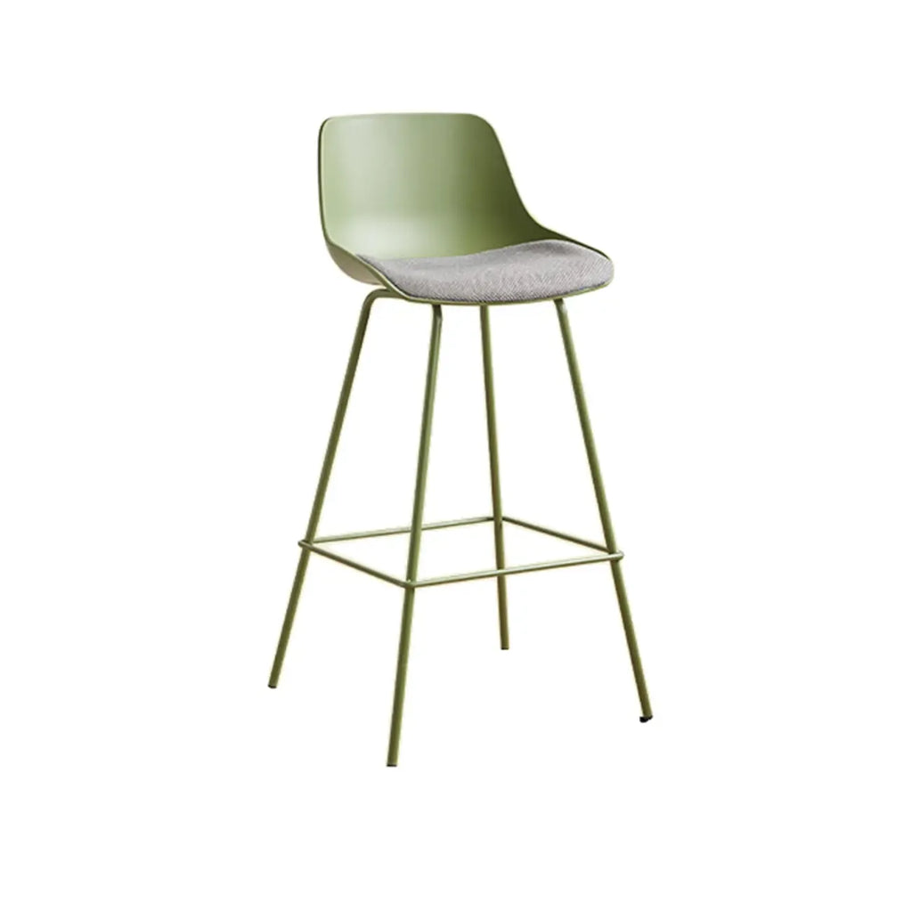 Modern Minimalist Metal Sleek Design Bar Stool