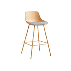 Modern Minimalist Metal Sleek Design Bar Stool