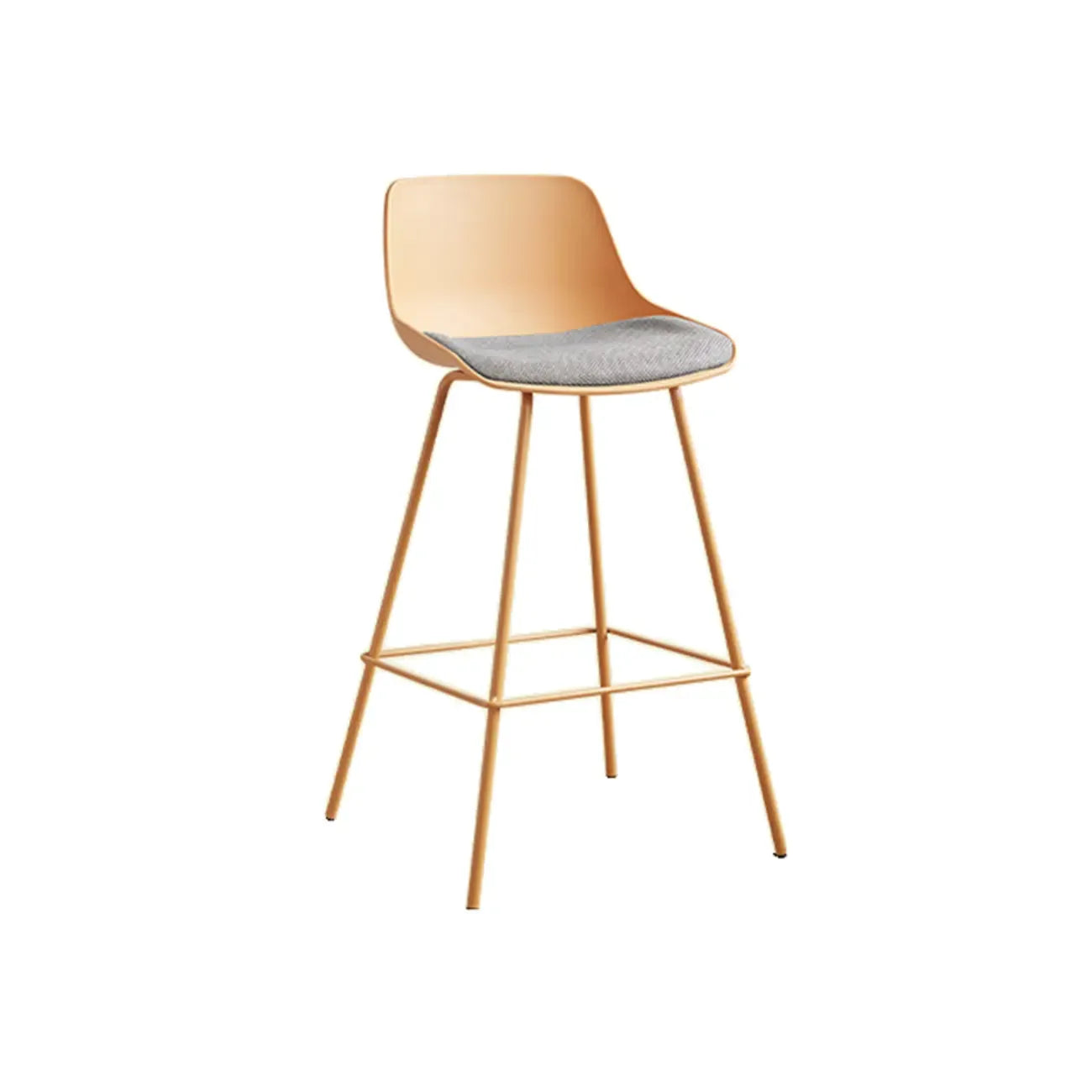 Modern Minimalist Metal Sleek Design Bar Stool