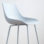 Modern Minimalist Metal Sleek Design Bar Stool