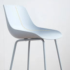 Modern Minimalist Metal Sleek Design Bar Stool