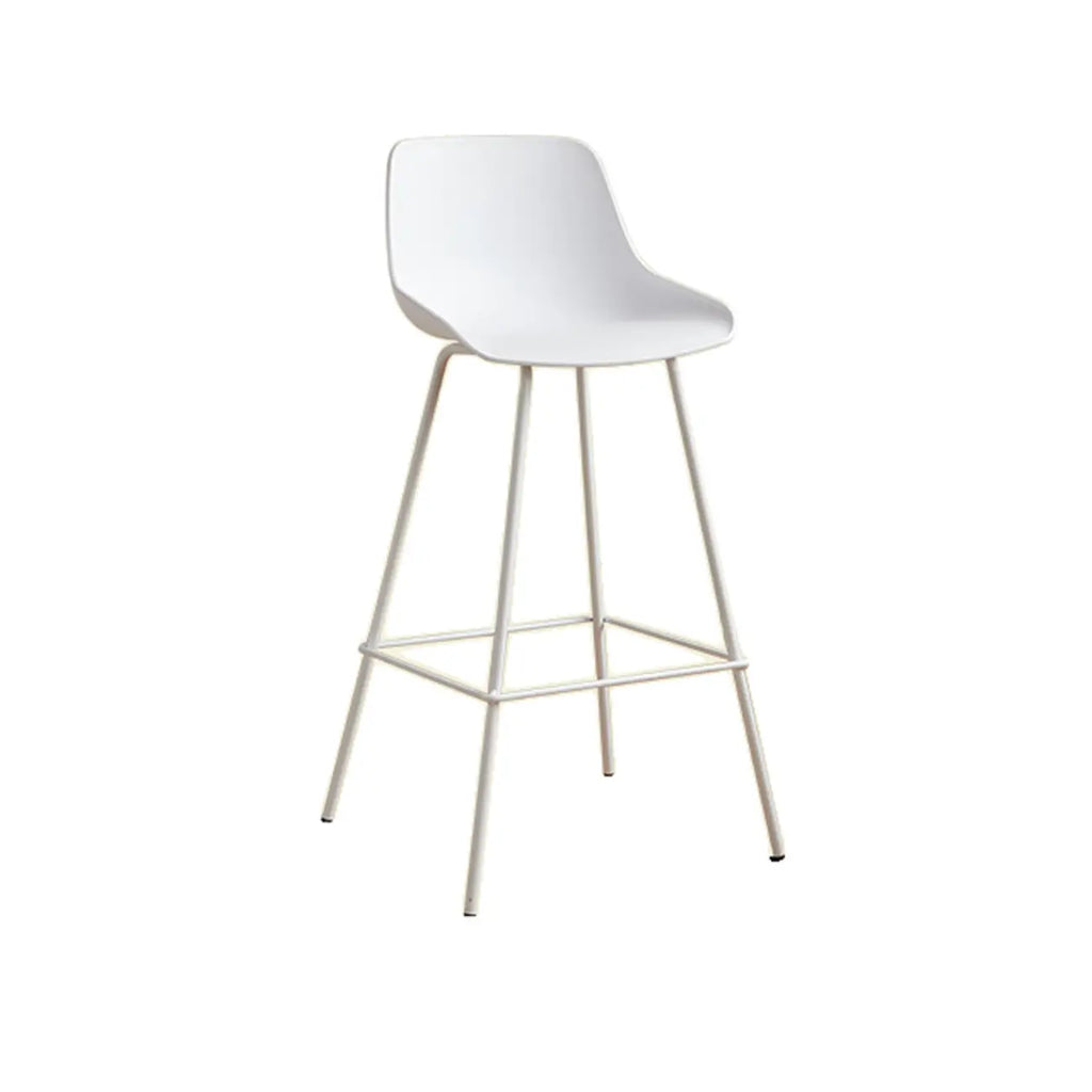 Modern Minimalist Metal Sleek Design Bar Stool