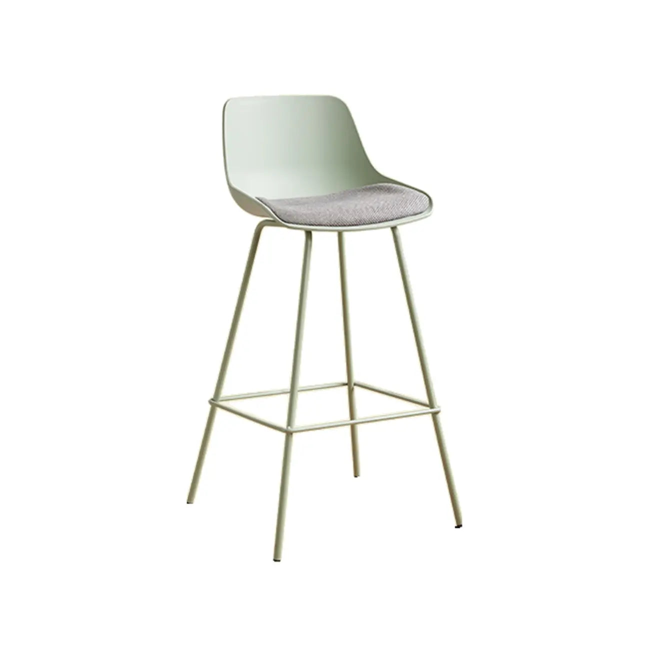 Modern Minimalist Metal Sleek Design Bar Stool