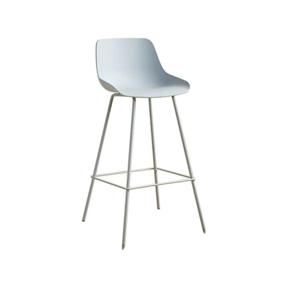 Modern Minimalist Metal Sleek Design Bar Stool