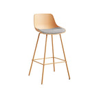 Modern Minimalist Metal Sleek Design Bar Stool
