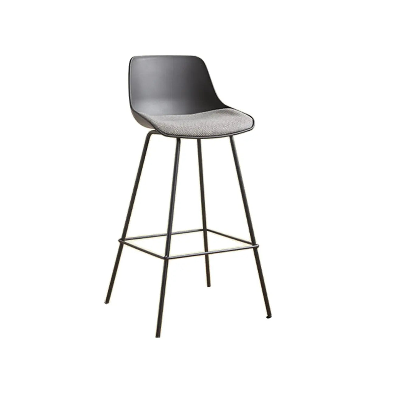 Modern Minimalist Metal Sleek Design Bar Stool