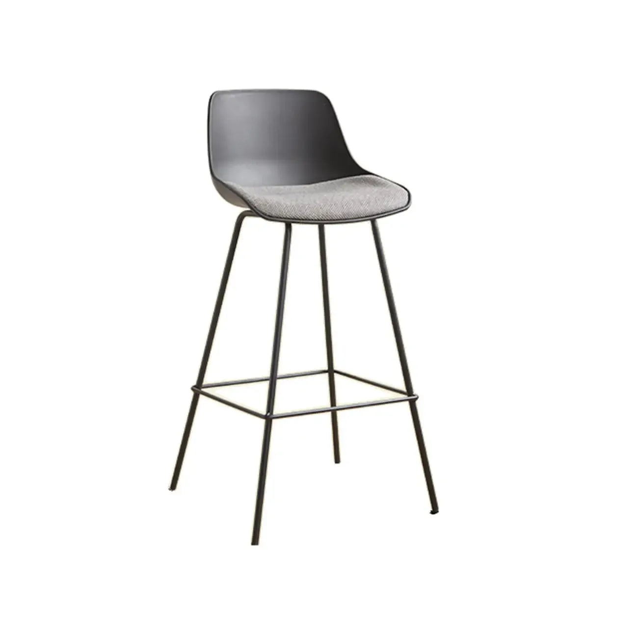 Modern Minimalist Metal Sleek Design Bar Stool