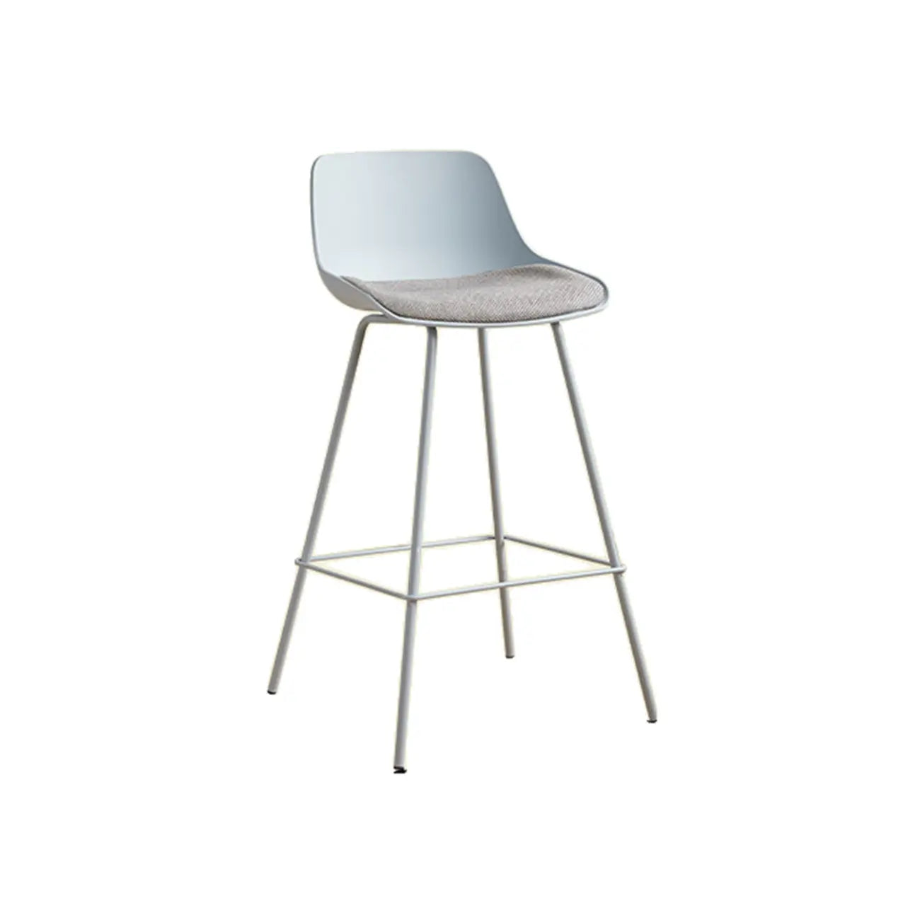 Modern Minimalist Metal Sleek Design Bar Stool