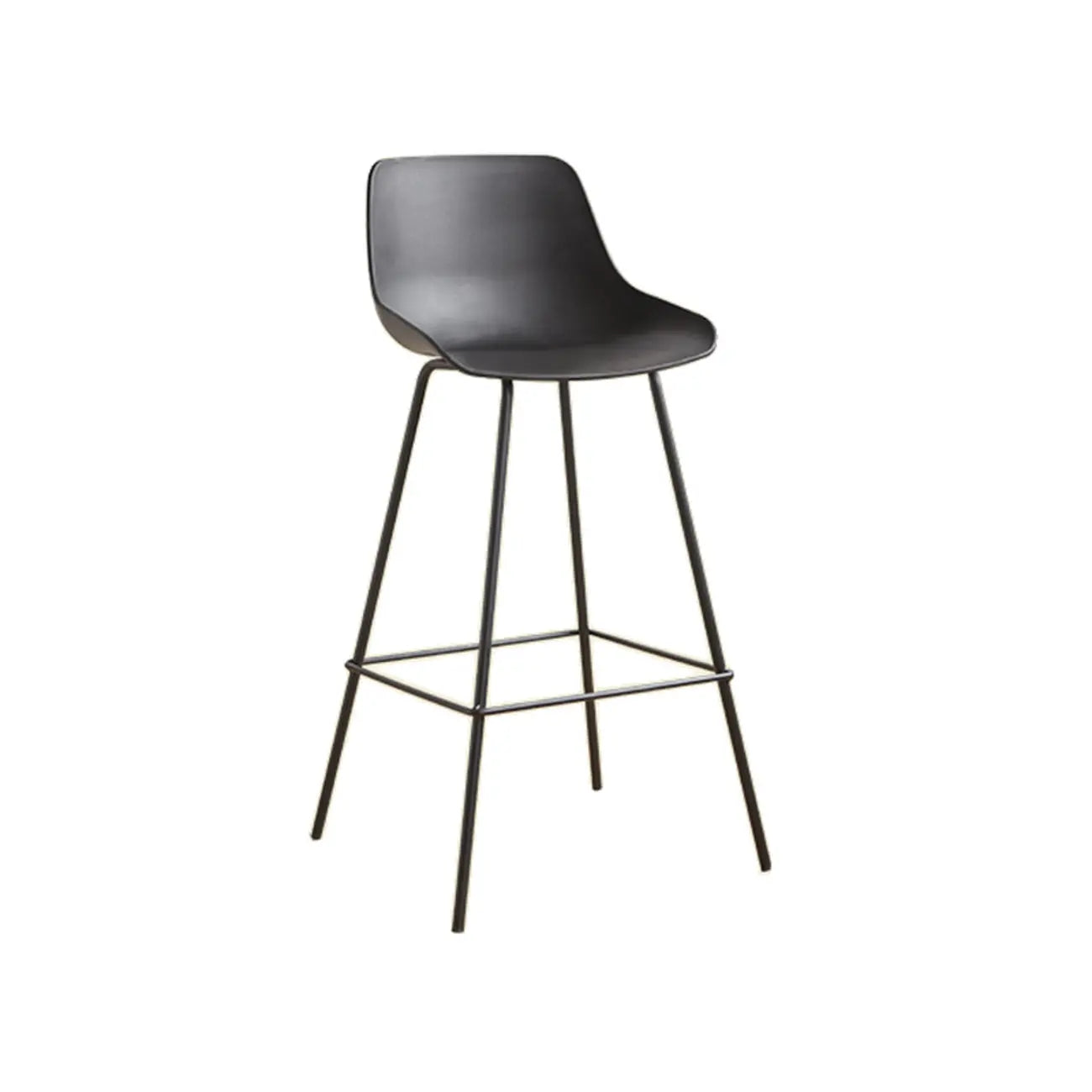 Modern Minimalist Metal Sleek Design Bar Stool