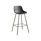 Modern Minimalist Metal Sleek Design Bar Stool