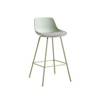 Modern Minimalist Metal Sleek Design Bar Stool