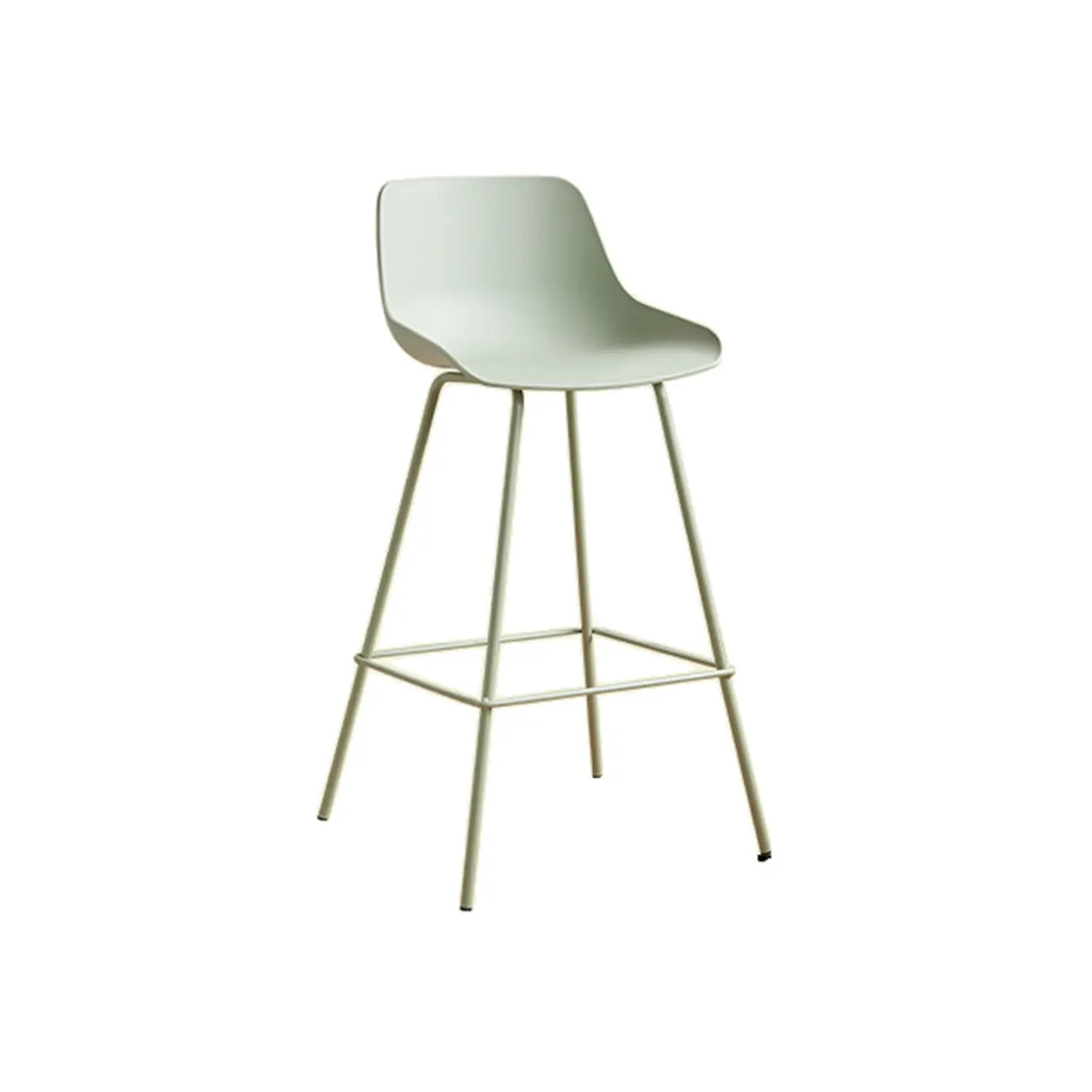 Modern Minimalist Metal Sleek Design Bar Stool