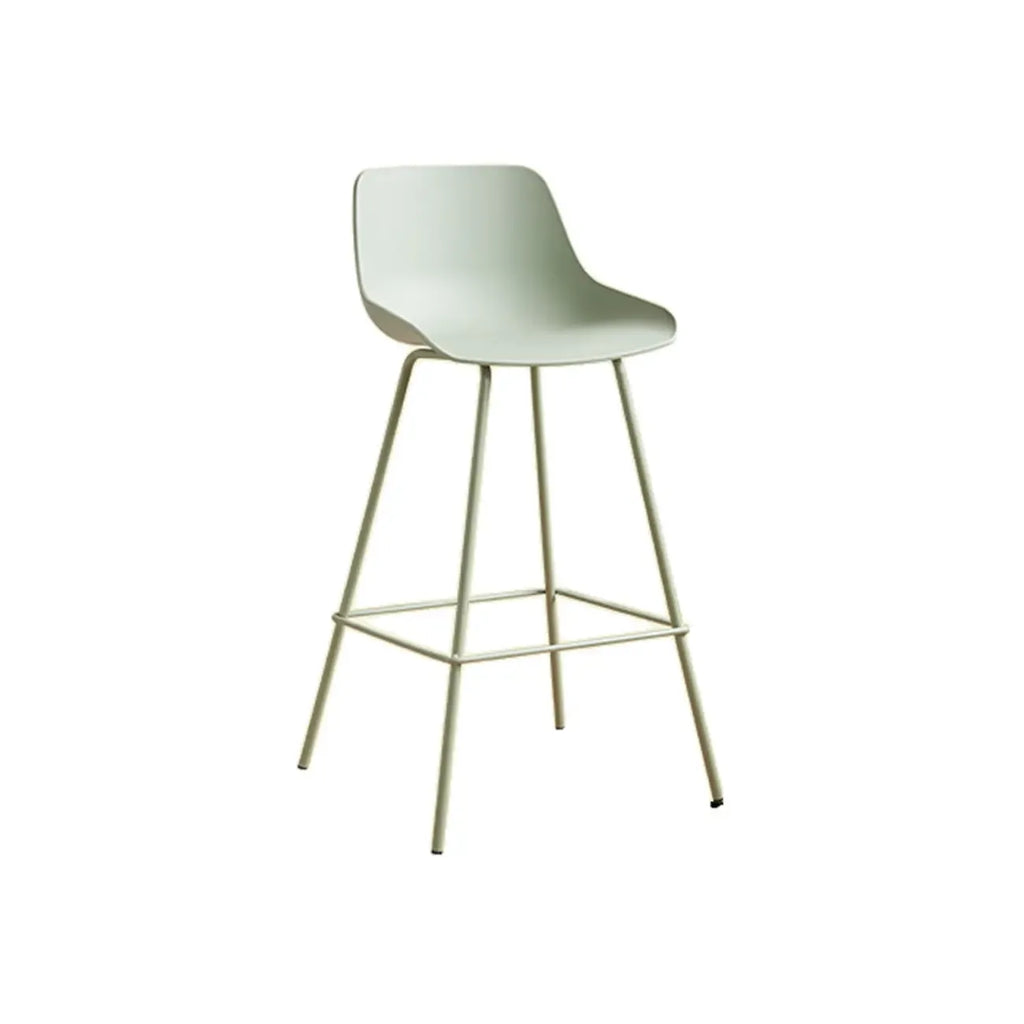 Modern Minimalist Metal Sleek Design Bar Stool