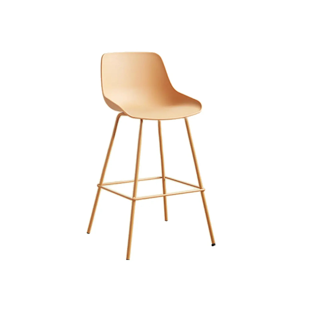 Modern Minimalist Metal Sleek Design Bar Stool
