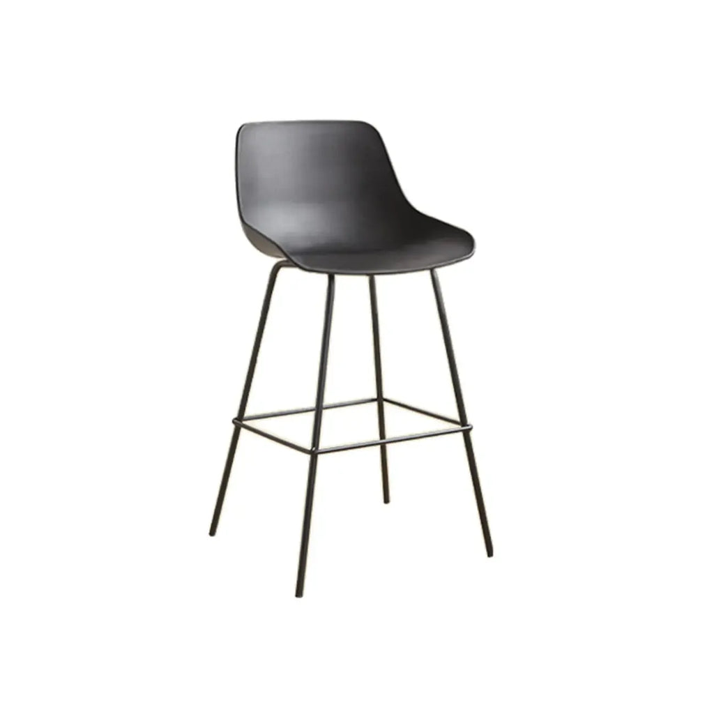 Modern Minimalist Metal Sleek Design Bar Stool