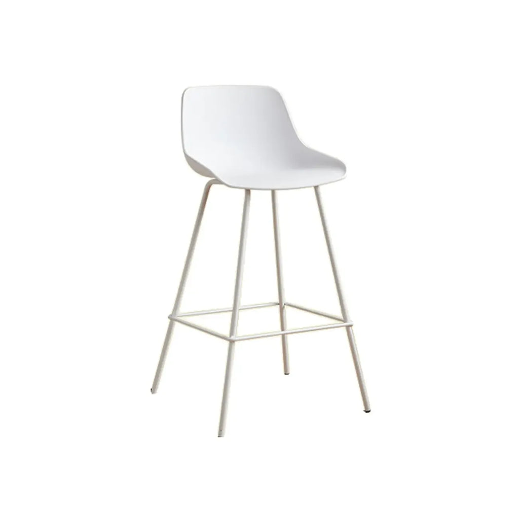 Modern Minimalist Metal Sleek Design Bar Stool