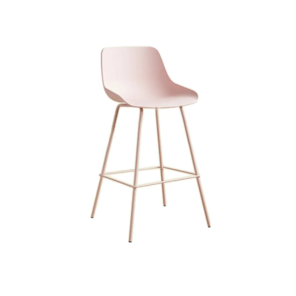 Modern Minimalist Metal Sleek Design Bar Stool