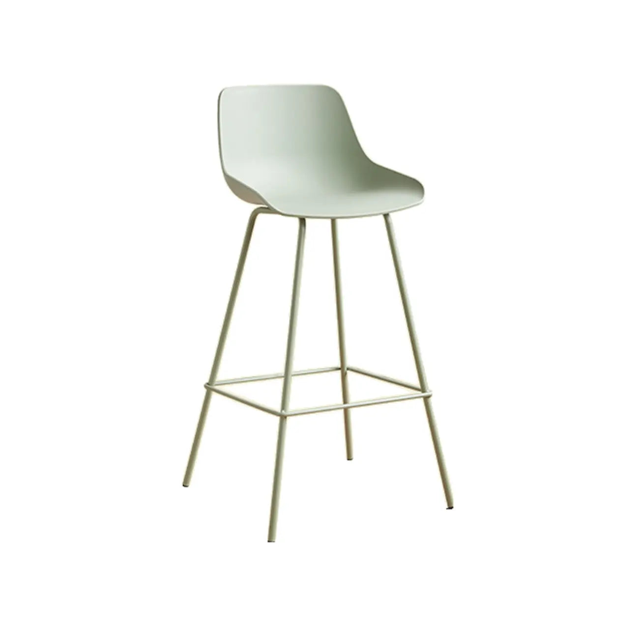 Modern Minimalist Metal Sleek Design Bar Stool