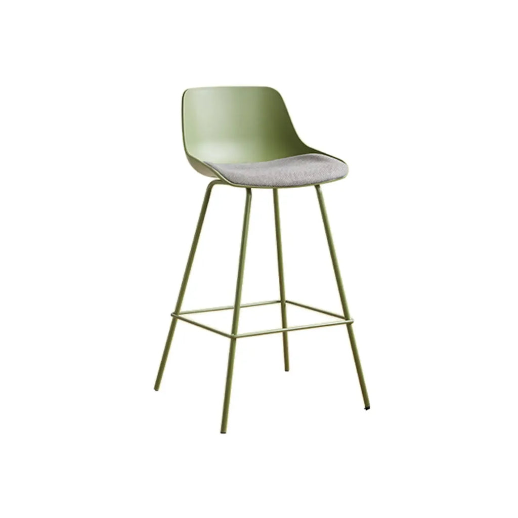 Modern Minimalist Metal Sleek Design Bar Stool
