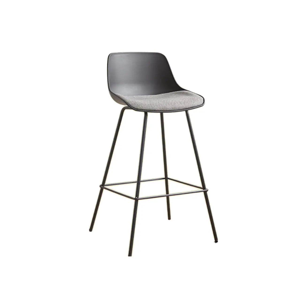 Modern Minimalist Metal Sleek Design Bar Stool