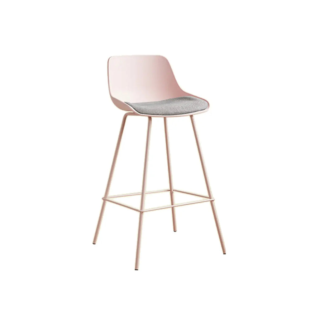 Modern Minimalist Metal Sleek Design Bar Stool