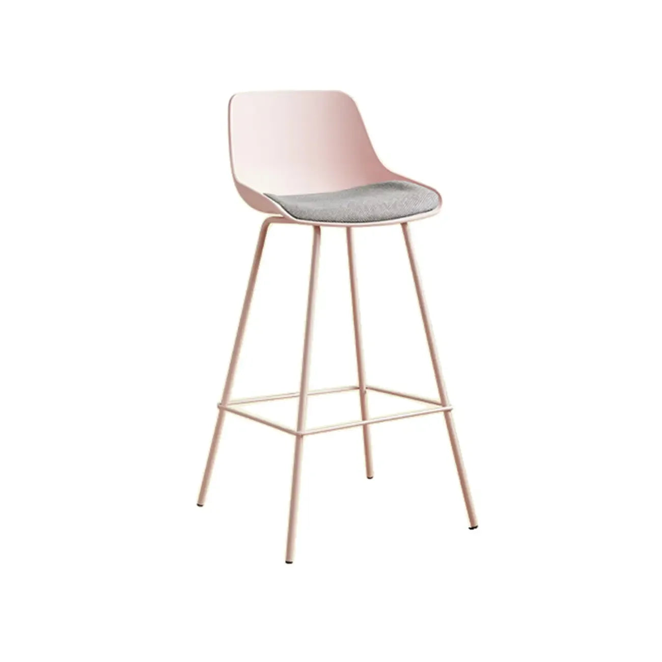Modern Minimalist Metal Sleek Design Bar Stool