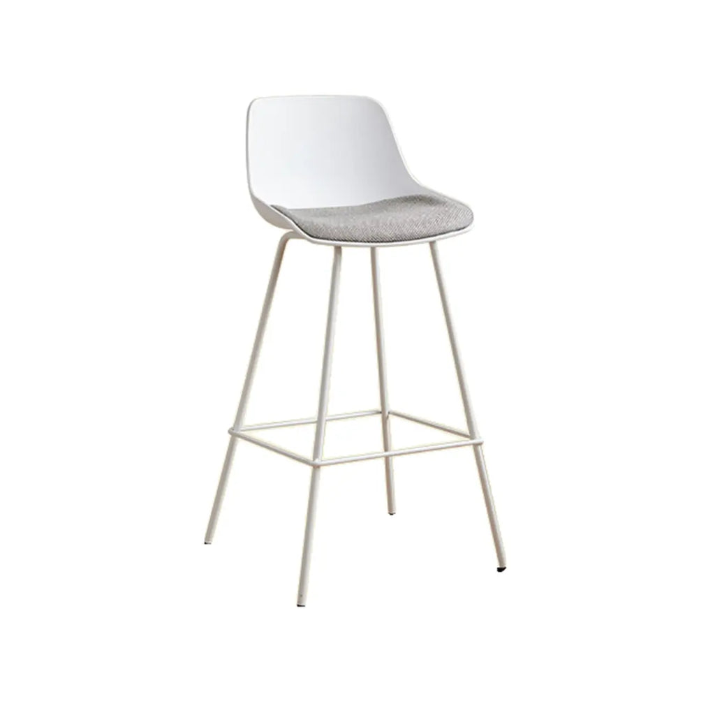 Modern Minimalist Metal Sleek Design Bar Stool