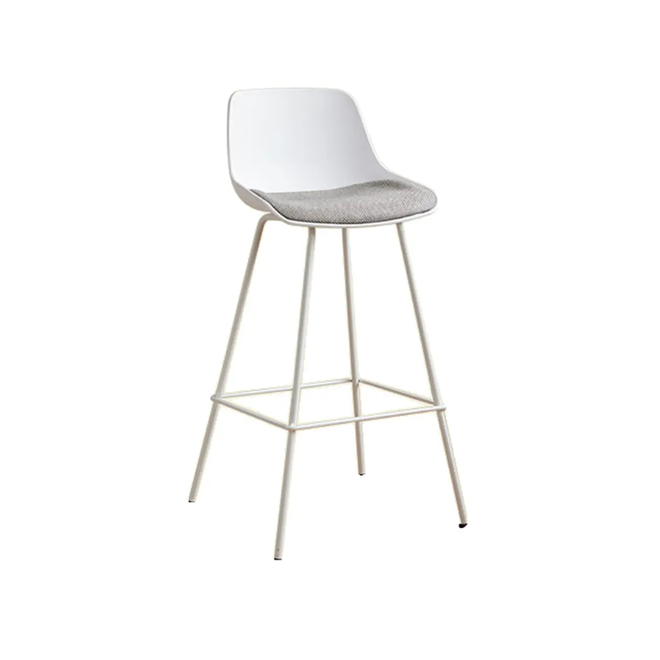 Modern Minimalist Metal Sleek Design Bar Stool
