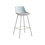 Modern Minimalist Metal Sleek Design Bar Stool