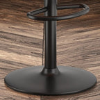Modern Leather Swivel Adjustable Height Bar Stools