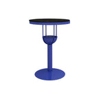 Modern Black Orange Orbicular Shelf Bar Tables