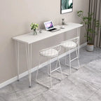 Modern White Wooden Minimalist Design Bar Tables