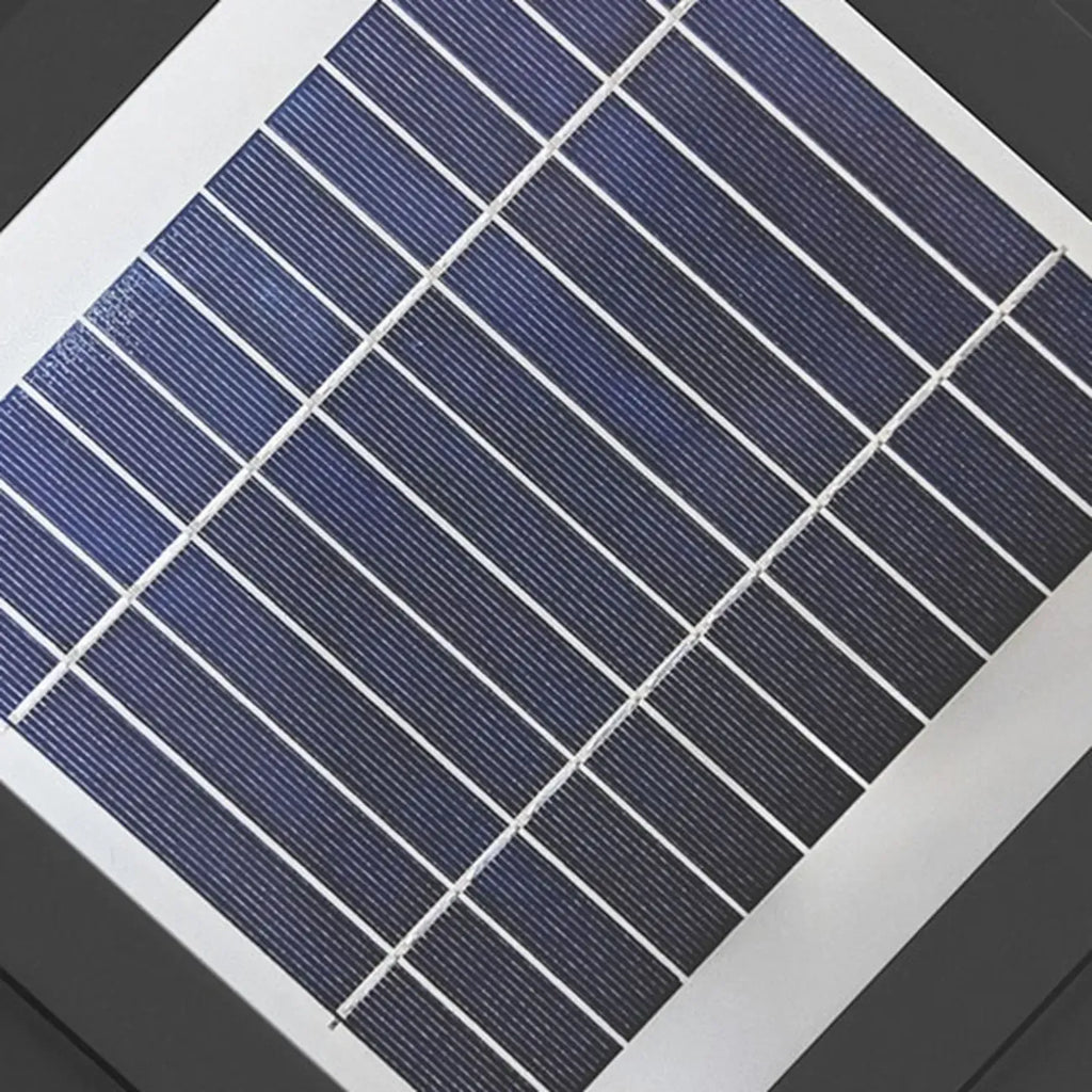 3 Color Light Black Square Solar Outdoor Post Lights